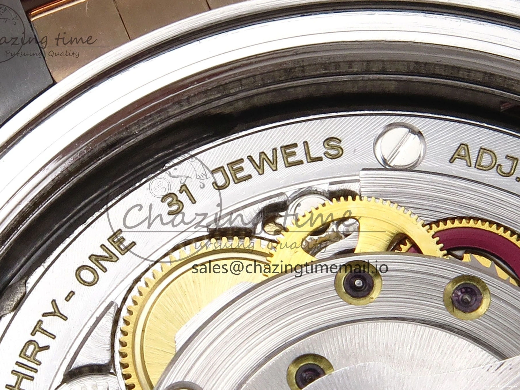 Good Copy Rolex Watches SH3235（Gain ARF Edition 126331 SS Brown DateJust Bracelet 1111 on RG Jubilee 1:1 41 Diamonds 904L Best Thermal Steel Weight） Dial 1230